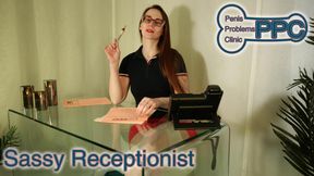 The Sassy Receptionist (4K) PPC – Obey Lady Ashley – Raunchy FemDom Humiliation Comedy