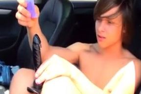 youngster And teenie In Truck Whit wand Milks And love jam explosion On Rail