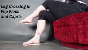 *1280x720* Leg Crossing in Flip Flops and Capris MP4