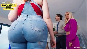 Paying The Lesbian Painters In Pussy.Serene Siren, Abigaiil Morris, Sinat Monroe / Bzzers/ Enter XVPROMO on official site for discount