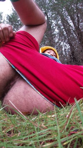 Key moment from &quot;Ass Up, Balls Swinging - Caught Stroking in the Pines (Part 2)&quot;