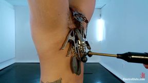 Ankle Suspension Test Hair Fetish Model Bianca!