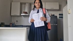 Step-sis' desperation fuels my dick&#x1F346;'s hunger: sloppy blowjob ahead