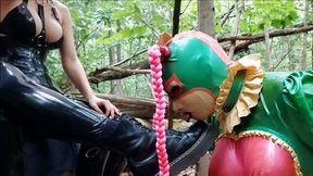 Lick dirt in the forest!