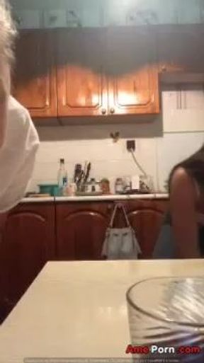 Russian Girls Partying In The Kitchen