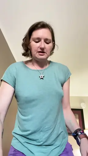 Hairy Bush and Perky Boobs MILF Does Homemade Striptease