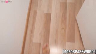 Anal Riding Step-Brother's Massive Dick In Point Of View For Busty Brunette