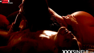 Sensual Seductress Dominates Powerful Muscle Guy with Passionate Intimacy