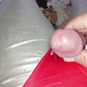 Crossdresser cumshots wife lingerie