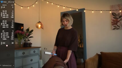 Teen cheerleader's pom poms bouncing as she takes BBC from behind