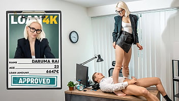 LOAN4K. Amateur office sex with a slutty cheater and a loan manager