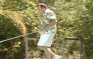 Sexy blonde babe getting fucked by the pool guy