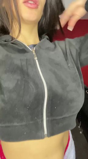 Female Onlyfans Model in Black Tank Top
