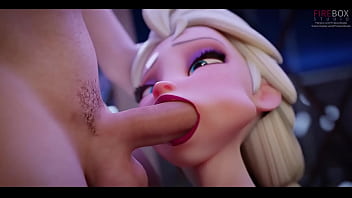 Elsa Deepthroat - Frozen