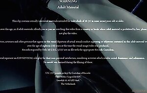 Gagged and bound teen girl bondage masturbated