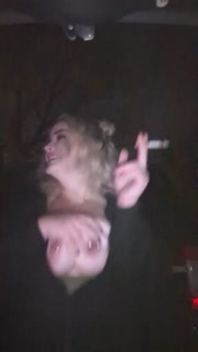 Big freezing smoking titties