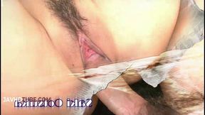 Saki Ootsuka delivers an Asian Blowjob and receives a satisfying Creampie finish