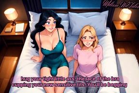 I&#039;m gonna turn you into my little bitch and fuck your throat raw with my big, throbbing cock - FEMINIZATION ROLEPLAY - AI
