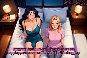 I&#039;m gonna turn you into my little bitch and fuck your throat raw with my big, throbbing cock - FEMINIZATION ROLEPLAY - AI