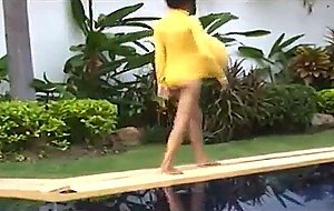 Sexy asian girl with inflated tits