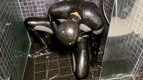 Naughty Latex Shower - Alex Latex