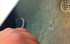 Gay guys fucking under the bathroom stall