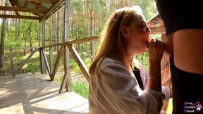 Black Lynn films how Vicky Sixxx blows me in public park