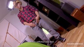 MASKURBATE - Saddle Up Jock Mike - Big Cock Solo Toy Action
