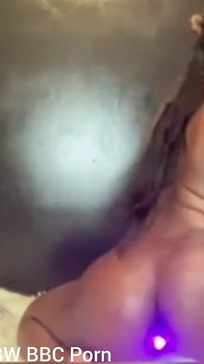 Spanking Slapping My Booty Flashing Anal Butt Plug Deep in My Arsehole