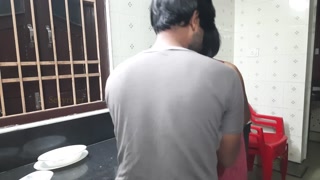 Indian Desi Bhabi Fucked by Devar in Kitchen