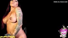 Ts Foxxy - Hot Tranny Foxxy Loves Slow And Passionate Anal Fingering And Dick Stroking