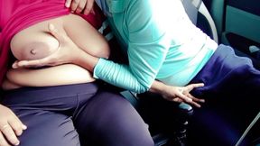 Desi Indian Big Boobs Bhabhi Blowjob Handjob Cumshot - Outdoor Part 2