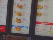 Ordering food at Wendy’s