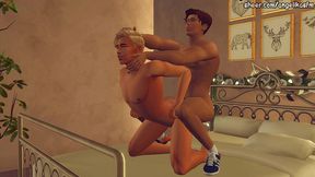 perverted teacher seduced his student for hard anal sex and deep throat (sims 4 movie animation)