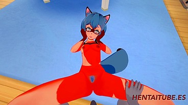 BNA - POV Michiru Fucked Misionary Style - 3D Furry Yiff Hentai