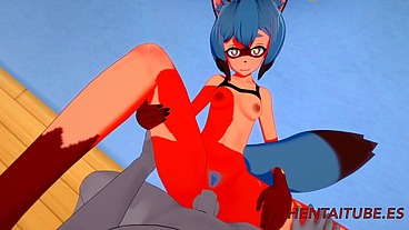 BNA - POV Michiru Fucked Misionary Style - 3D Furry Yiff Hentai