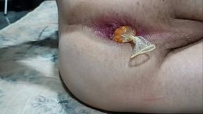 Brincando com espiga de milho