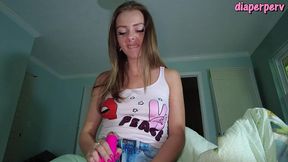 diaper lover video lola leda discovers your diaper fetish