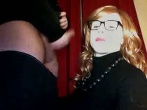 Crossdresser Fun with Amateur Man