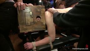 Beautiful Brunette Reduced to a Three Holed Whore