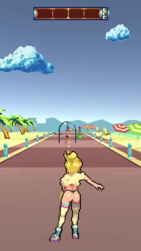 FInishing My Rollerblading BY FUCKING ALL BEACH GUYS! - Rollerbabe   Clip 2
