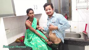 Sweet Saree'd Stepsis Gets Blasted by Step Bro in Kitch' N' Fucked Raw!