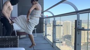 Balcony Ballbusting