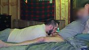 Slow sucking and deepthroating my straight buddies big white cock