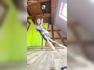 You wanna learn some pole dance poses - check out my latest video on Youtube search there for: PoleKatzZ and maybe you li ...