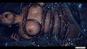 AI Porn - Rae Lil Black Vine Bondage & Creampie
