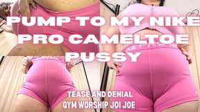 PUMP TO MY NIKE PRO PUSSY JOI JOE WORSHIP (1080P MP4)