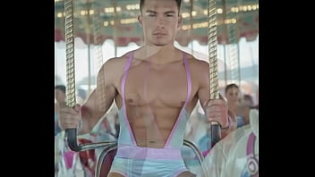 Cross-Dressing Carnival Day - Exhibitionist Guys in Lingerie and Panties Enjoying the Rides, the Fair, and each Other