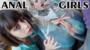 ”Alternative TATTOO pornstars fuck cute girls ANAL - ASS FUCK, ATM, GAPES, prolapse, blowjob”