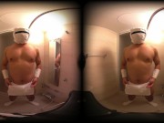 Tighten Etchu loincloth and enjoy enemagra and dildo in 2 screens